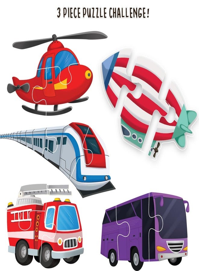 The Book Tree Transport Puzzle Box for Kids - 60 Piece Transport Jigsaw & Toddler Puzzles with 1 Board Book-Educational Toy for Cognitive Development | Return & Birthday Gifts by Majestic Book Club - Image 4